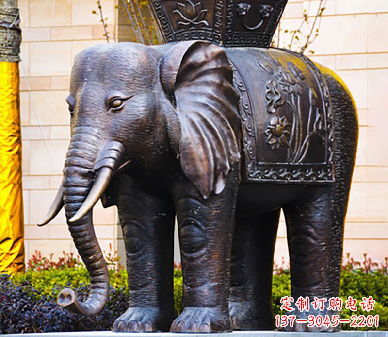 赣州铜雕大象
