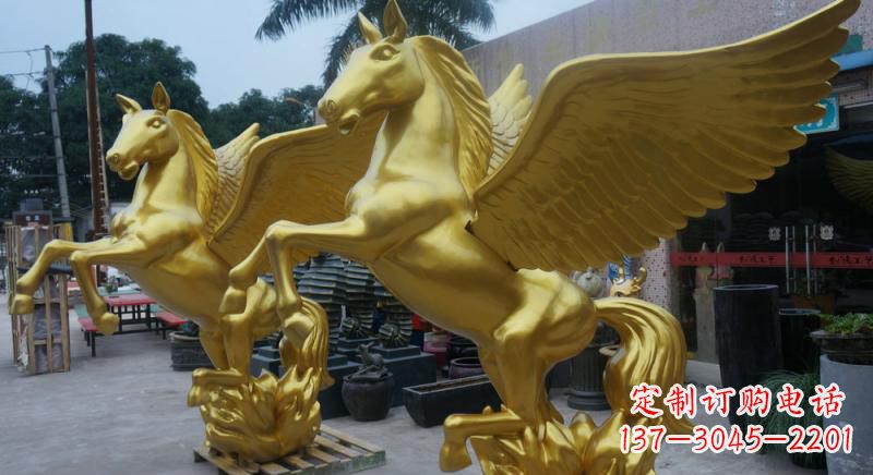 赣州铜雕飞马