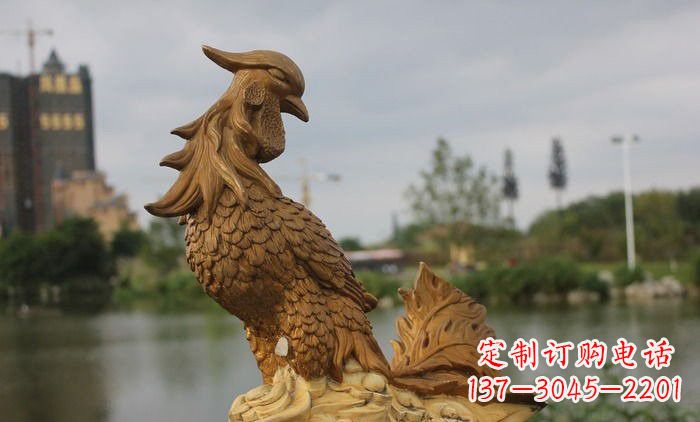 赣州铜雕凤凰古代神兽雕塑