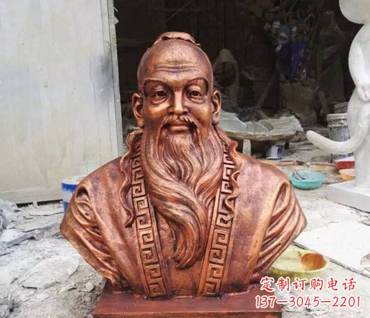 赣州铜雕古代孙思邈人物雕塑
