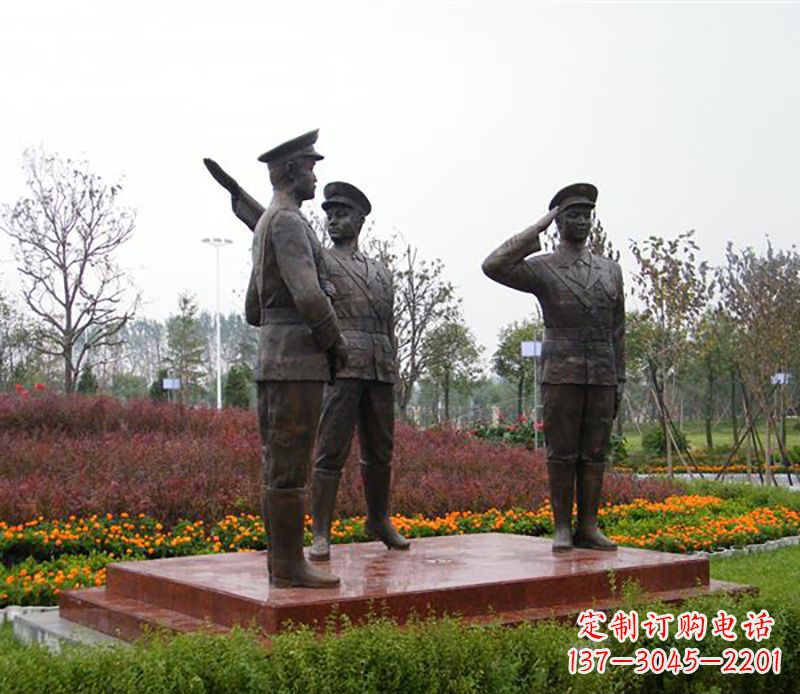 赣州铜雕警察铜雕