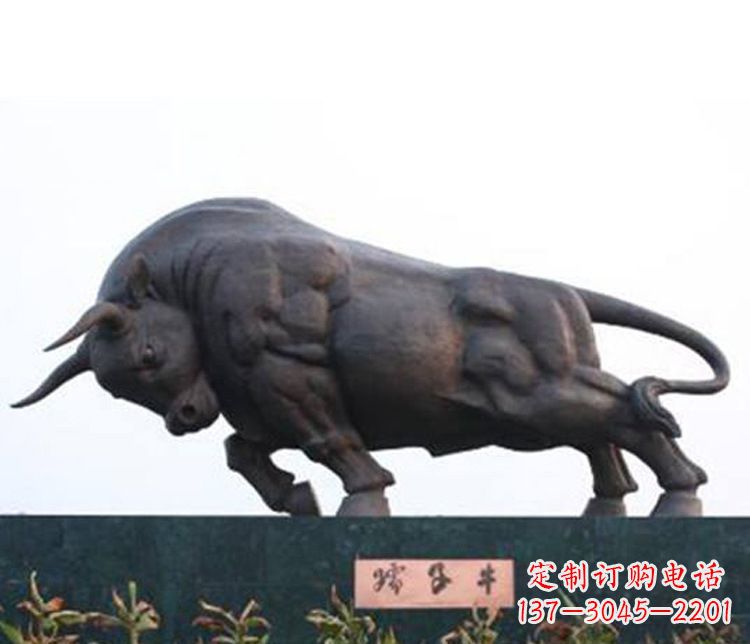 赣州铜雕孺子牛动物雕塑