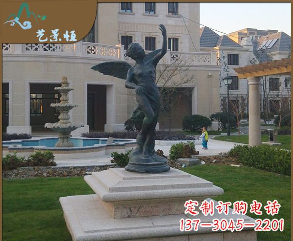 赣州铜雕西方天使人物雕塑1