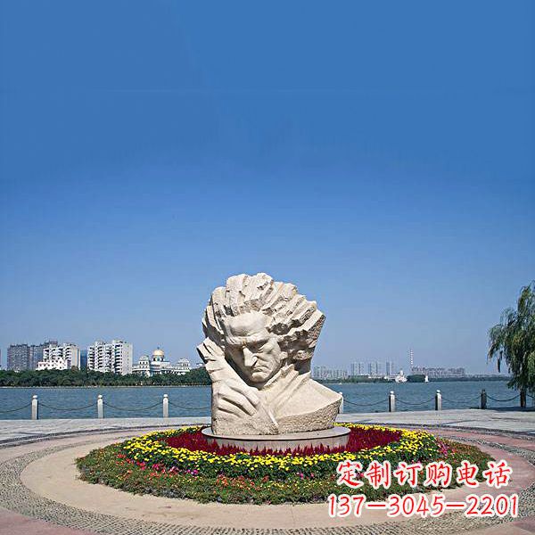 赣州维也纳古典乐派代表人物世界知名音乐家贝多芬石雕景区景观雕像