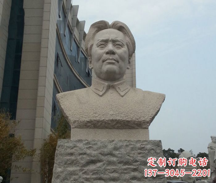 赣州伟人毛泽东胸像石雕