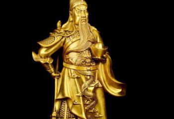 赣州关公铜雕，传承古典传统