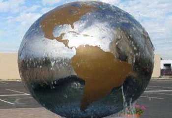 赣州国际化地球喷泉雕塑