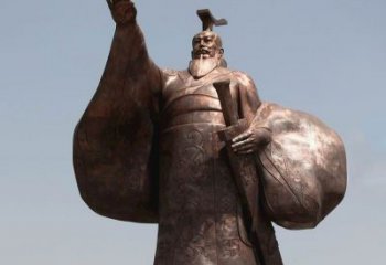 赣州秦始皇铜雕精美塑像，让历史回溯至您身边