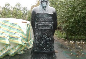 赣州中领雕塑推出珍贵的秦始皇铜雕塑，这是一件…