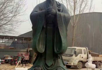 赣州青铜孔子雕塑，传承中华优秀文化