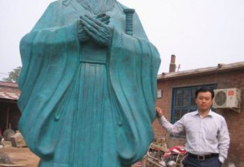 赣州来自中国历史的经典孔子雕塑