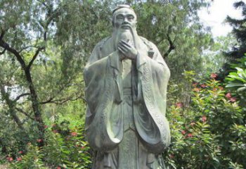 赣州高贵的雄姿，见证老子的伟大——老子公园名人铜雕