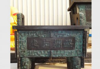 赣州青铜香炉雕塑，传承中国文化