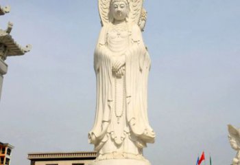 赣州中领雕塑：观音三面佛像雕塑