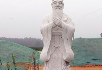 赣州中领雕塑：精致雕刻的少海公园孔子雕像