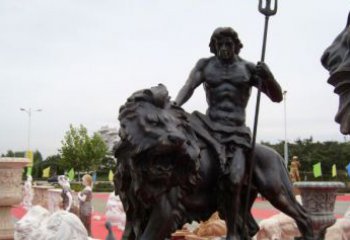 赣州狮子座铜雕：狮子雕塑把你的星座进行升华