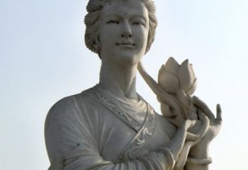 赣州汉白玉荷花雕塑，精致美丽无双！