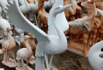 赣州丹顶鹤雕塑，令您汲取自然之美