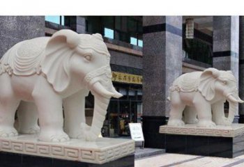 赣州最佳选择——石雕酒店大象雕塑