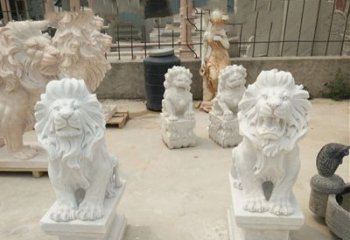 赣州传承欧式历史的狮子雕塑