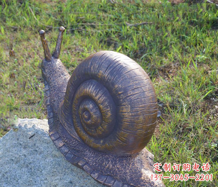 赣州蜗牛铜雕