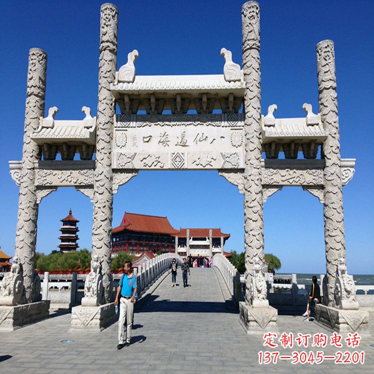 赣州无楼三门石牌坊
