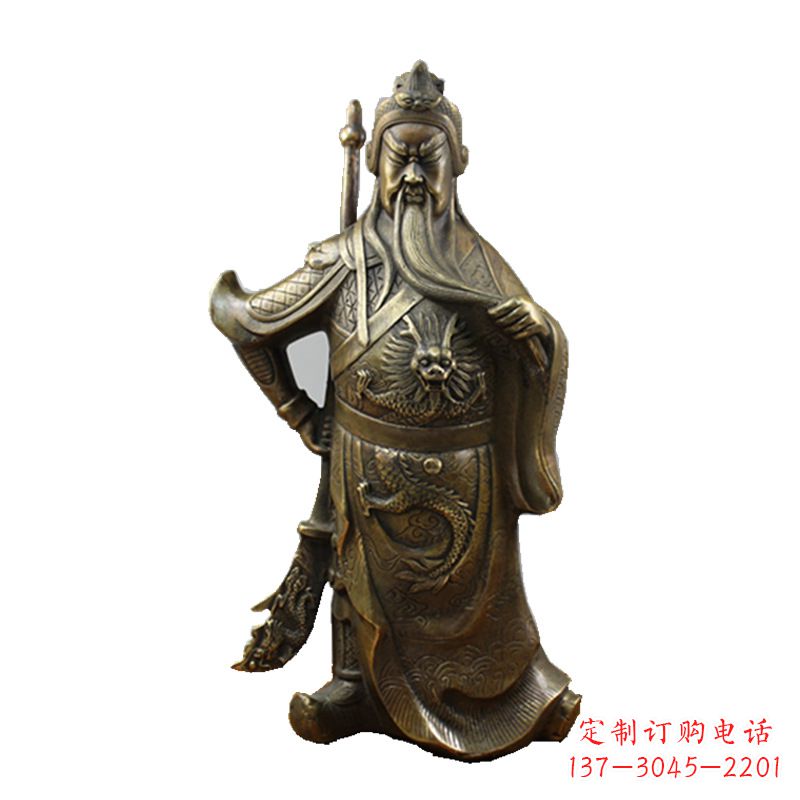 赣州武财神关公风水铜雕