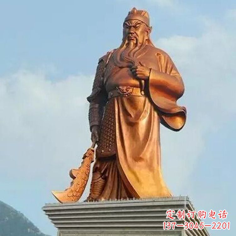 赣州武圣关公雕像
