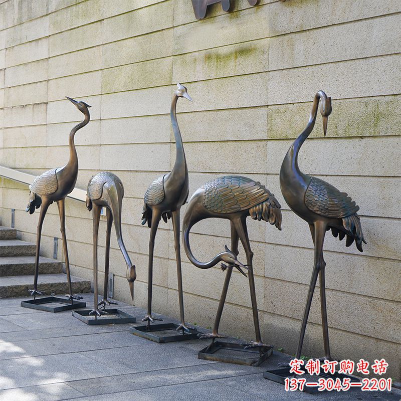 赣州仙鹤不锈钢雕塑