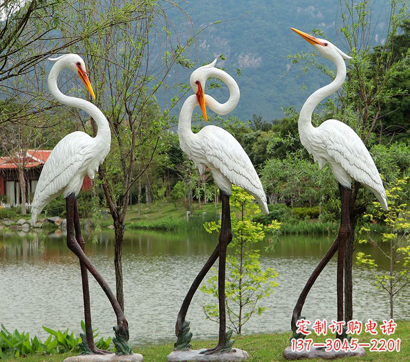 赣州仙鹤的雕塑