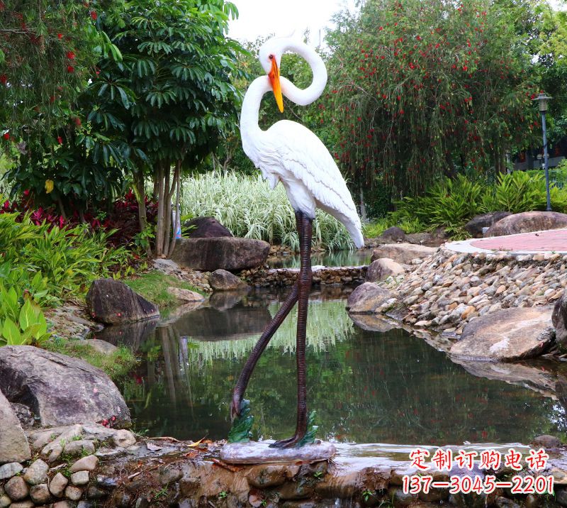 赣州仙鹤雕塑摆件