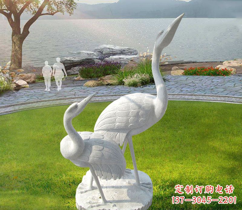赣州仙鹤石雕公园动物雕塑