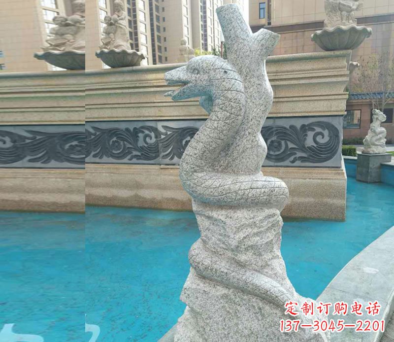 赣州小区十二生肖雕塑动物石雕