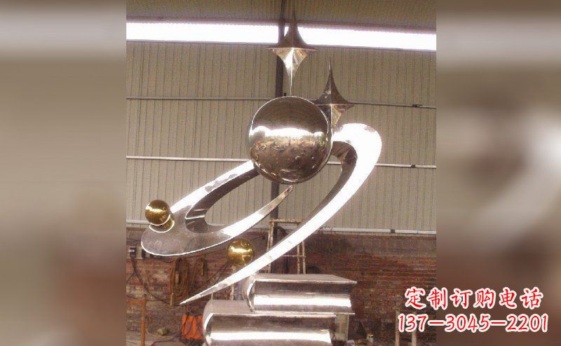 赣州校园不锈钢书籍雕塑