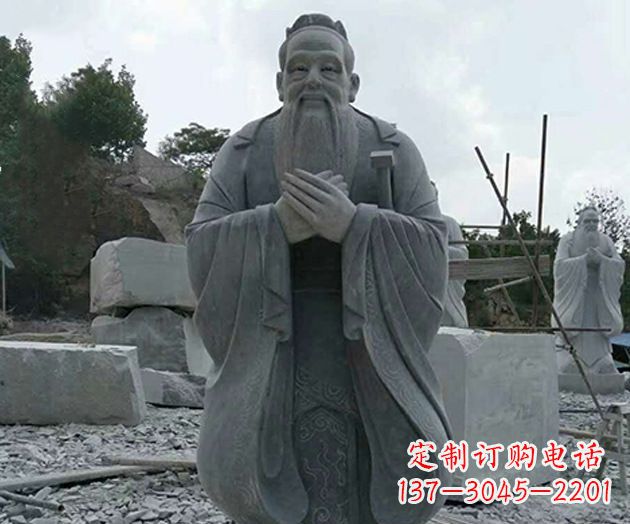 赣州校园孔子人物石雕