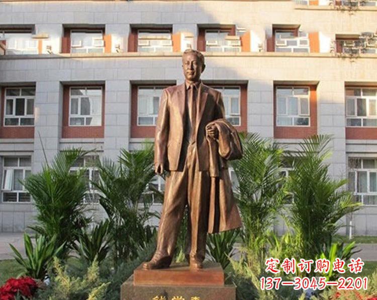 赣州校园钱学森铜雕