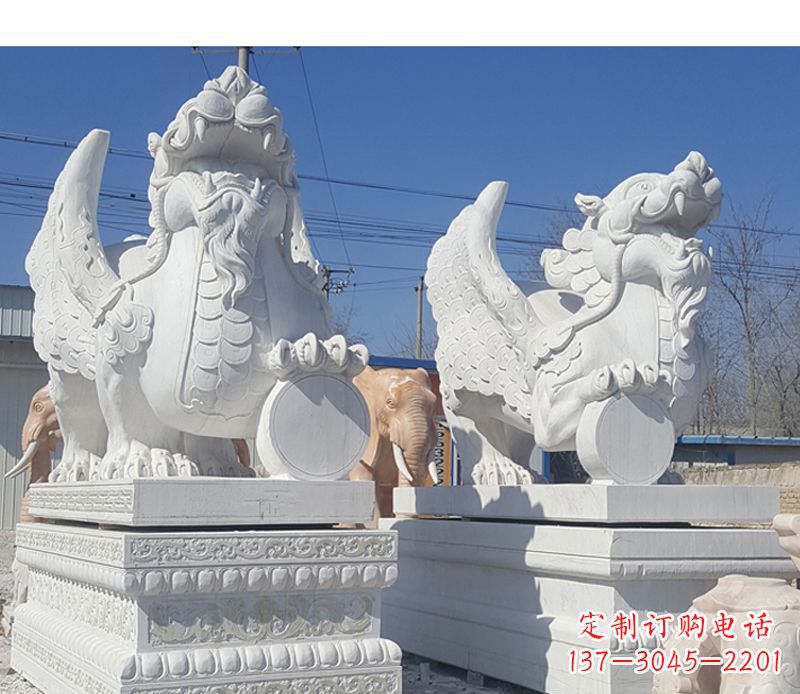 赣州獬豸法院门口神兽石雕