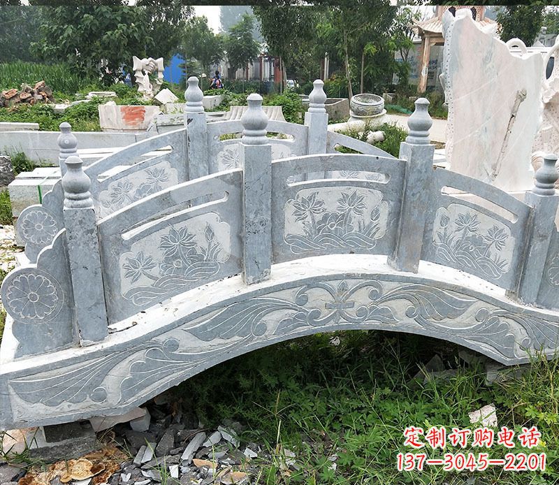 赣州园林仿古石拱桥景观石雕 (3)