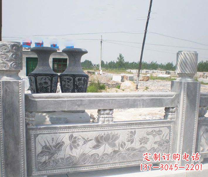 赣州园林仿古石栏板景观石雕 (3)