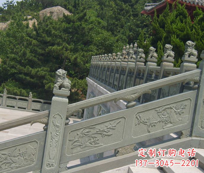 赣州园林仿古石栏板景观石雕 (4)