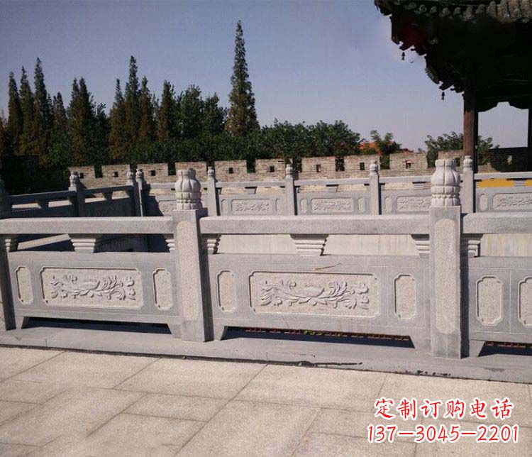 赣州园林仿古石栏板景观石雕 (2)