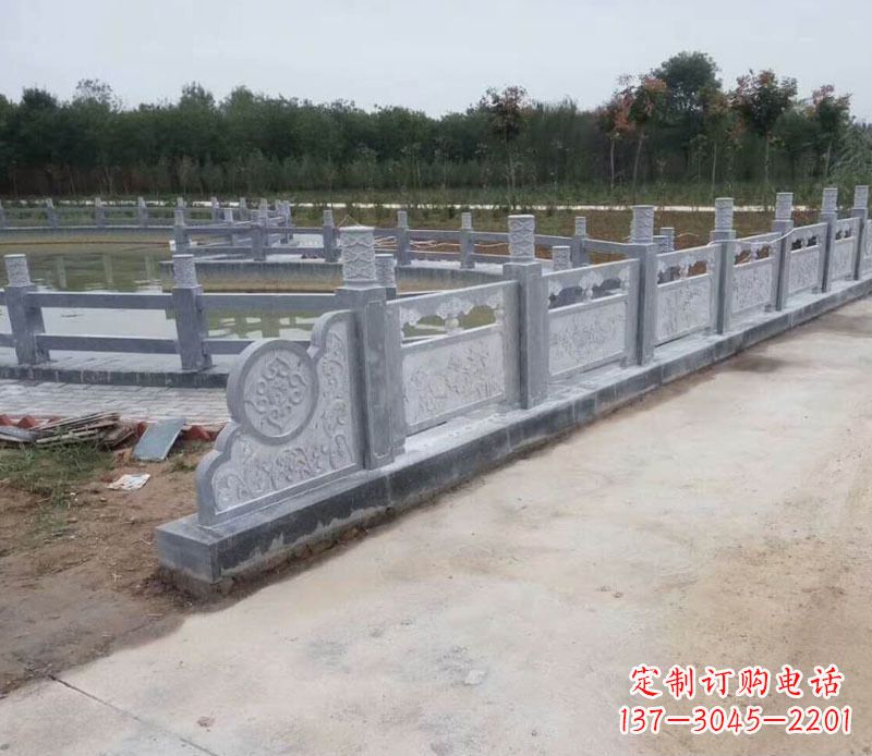 赣州园林仿古石栏板景观石雕 (11)
