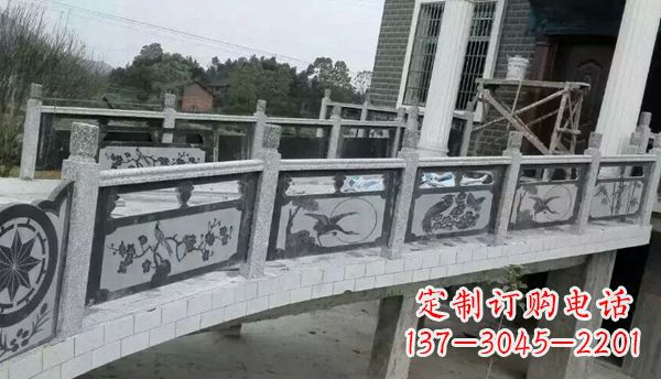赣州园林仿古石栏板景观石雕 (10)
