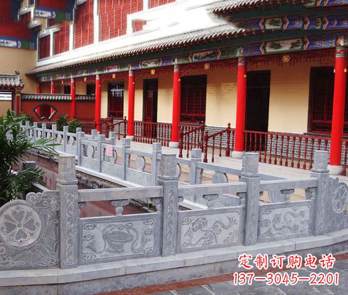 赣州园林仿古石栏板景观石雕 (12)
