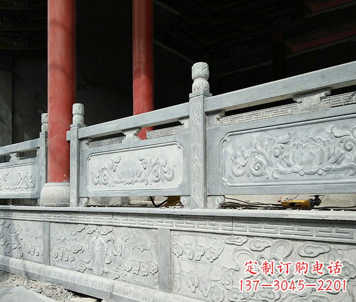 赣州园林仿古石栏板景观石雕_1 (3)