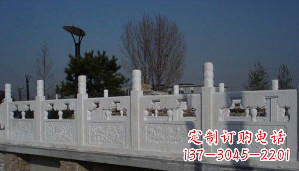 赣州园林汉白玉栏板景观石雕
