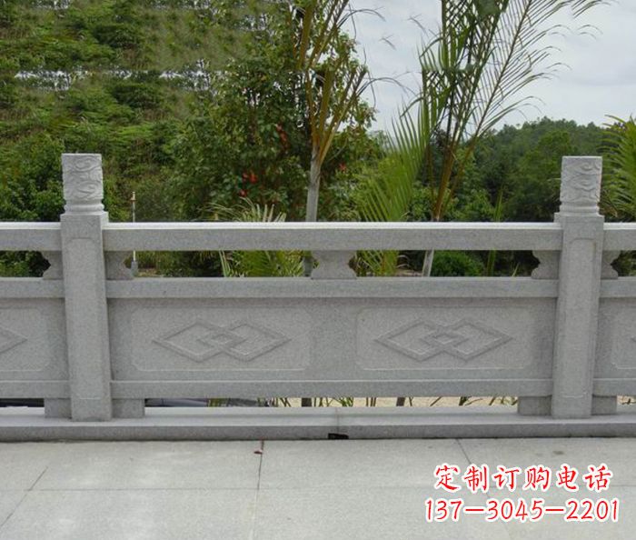 赣州园林景观大理石栏板雕塑 (3)