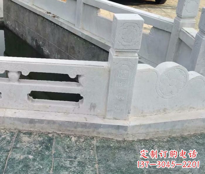 赣州园林景观大理石栏板雕塑 (7)