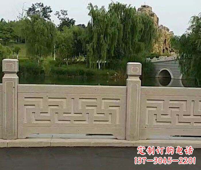 赣州园林景观大理石栏板石雕 (4)