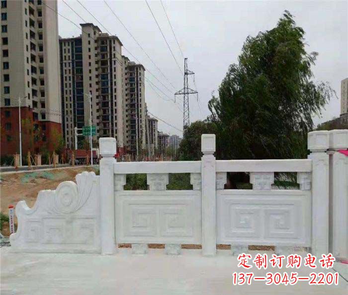 赣州园林景观大理石栏板石雕 (5)